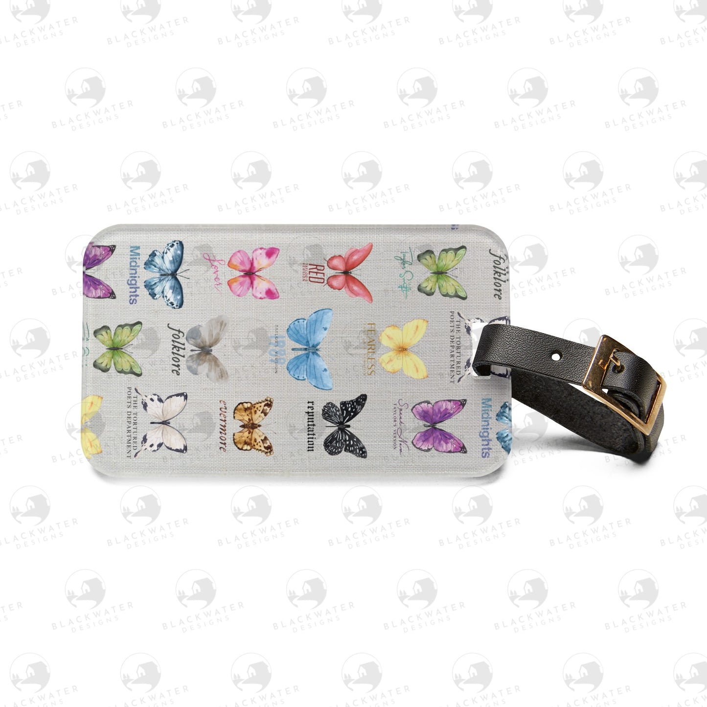 TS Butterflies Luggage Tag