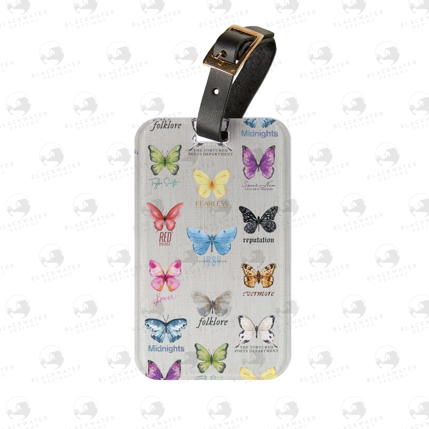 TS Butterflies Luggage Tag