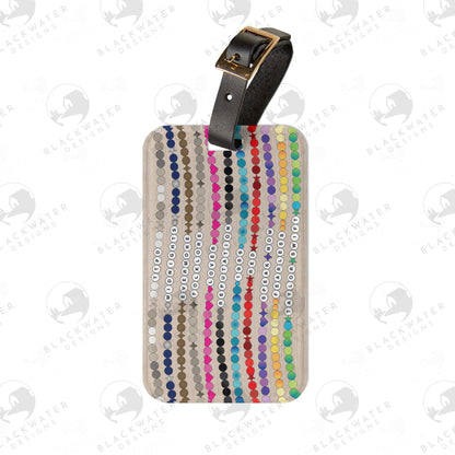 Eras Friendship Bracelet Luggage Tag