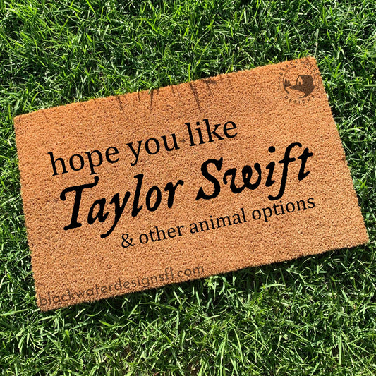 Hope You Like & Other Animal Options Doormat (Folklore)