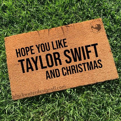 Hope You Like And Chistmas Doormat (Red)