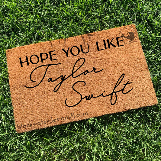 Hope You Like (Speak Now Inspired) Doormat
