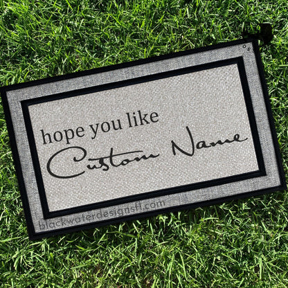 Hope You Like (Debut Inspired) All Weather Doormat