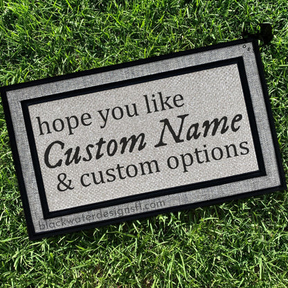 Hope You Like (Folklore Inspired) & Custom Options All Weather Doormat