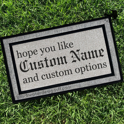 Hope You Like (Reputation Inspired) and Custom Options All Weather Doormat