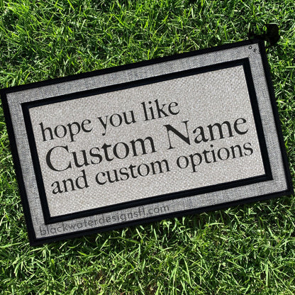 Hope You Like (TTPD Inspired) and Custom Options All Weather Doormat