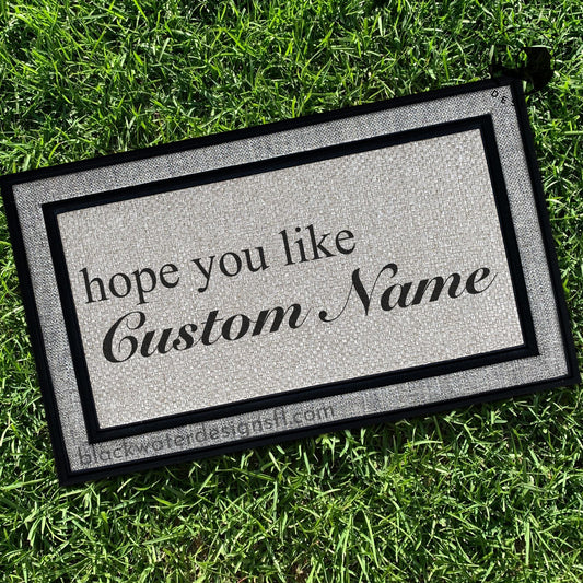 Hope You Like (Gracie Inspired) All Weather Doormat