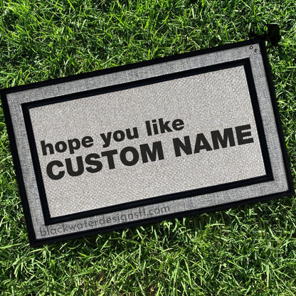 Hope You Like (Billie Inspired) All Weather Doormat