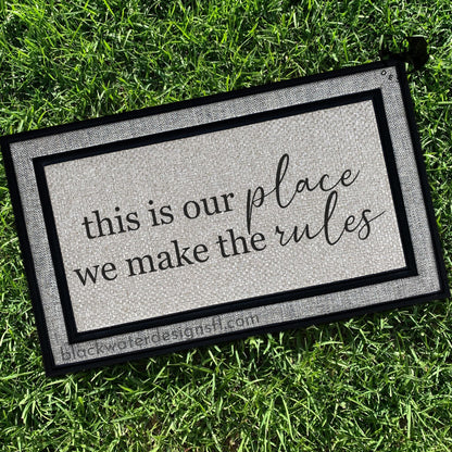 This is Our Place All Weather Doormat (Lover Inspired)