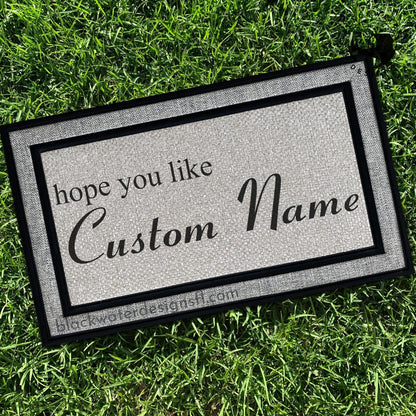 Hope You Like (Billie Inspired) All Weather Doormat