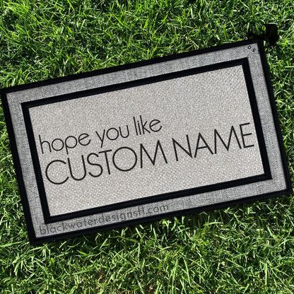 Hope You Like (Harry Inspired) All Weather Doormat