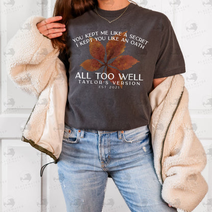 All Too Well Shirt