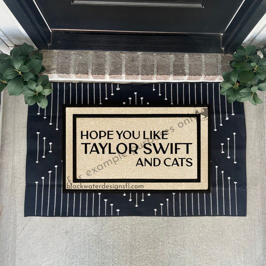 Hope You Like Cats (Fearless Inspired) All Weather Doormat