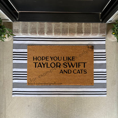 Hope You Like Cats (Fearless Inspired) Doormat