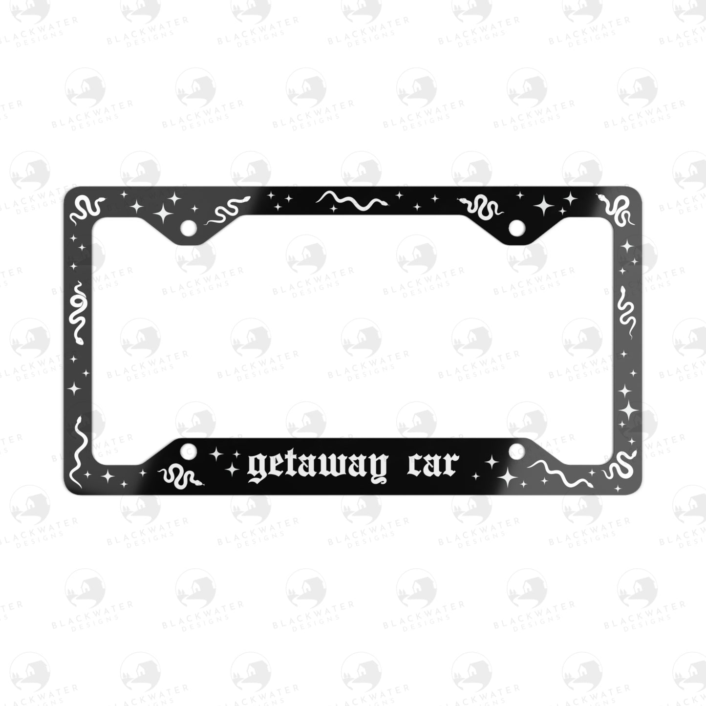 Getaway Car License Plate Frame