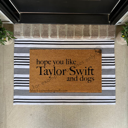 Hope You Like Dogs (TTPD Inspired) Doormat