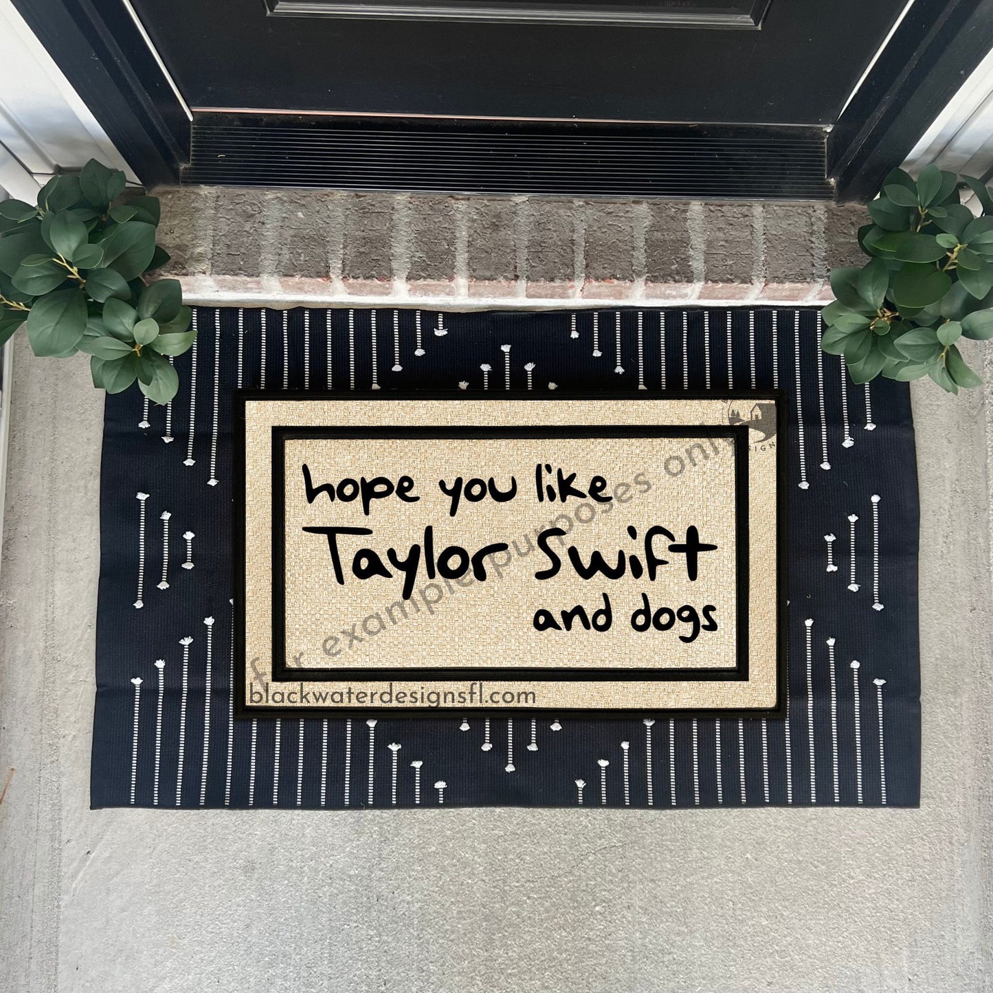 Hope You Like Dogs (1989 Inspired) All Weather Doormat