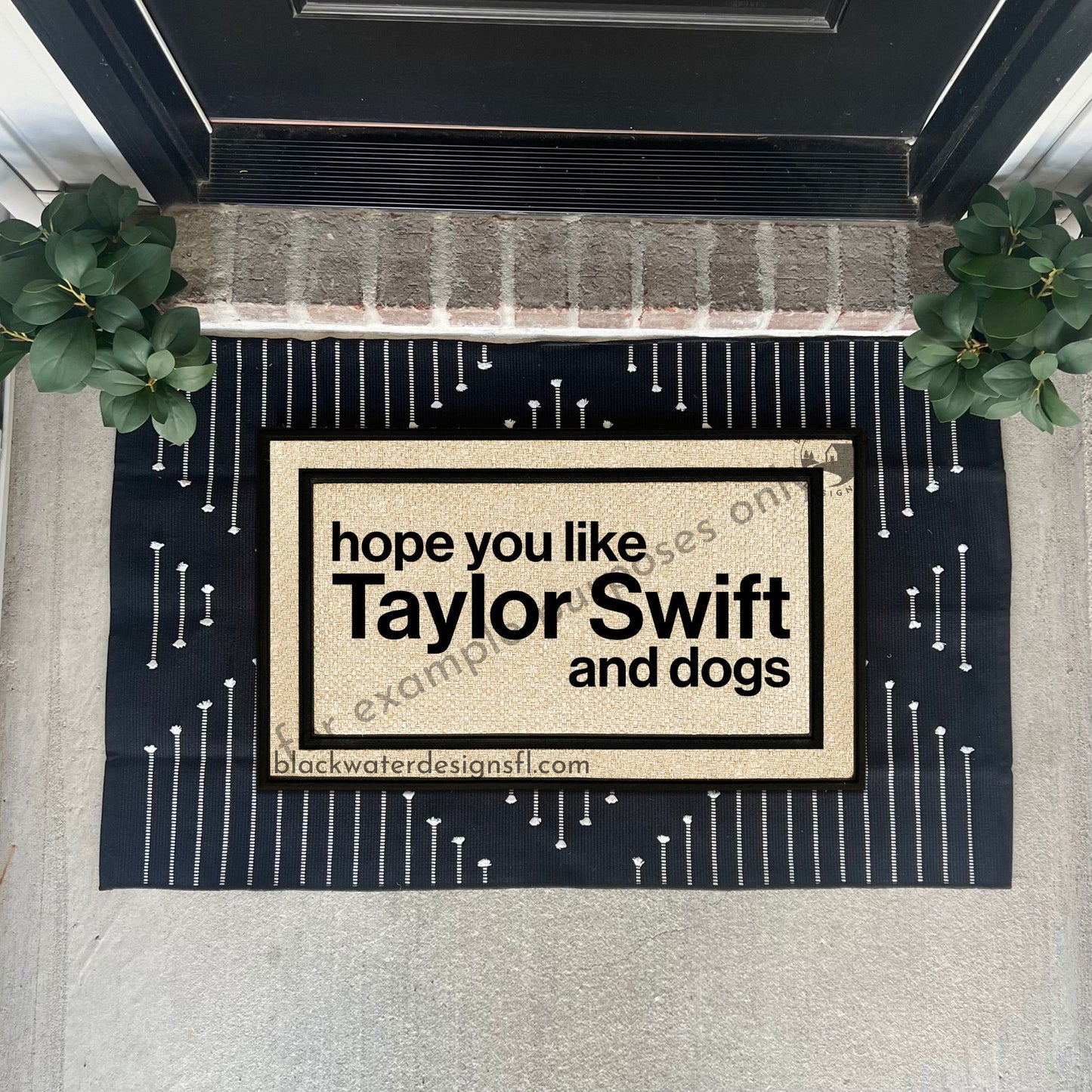 Hope You Like Dogs (Midnights Inspired) All Weather Doormat