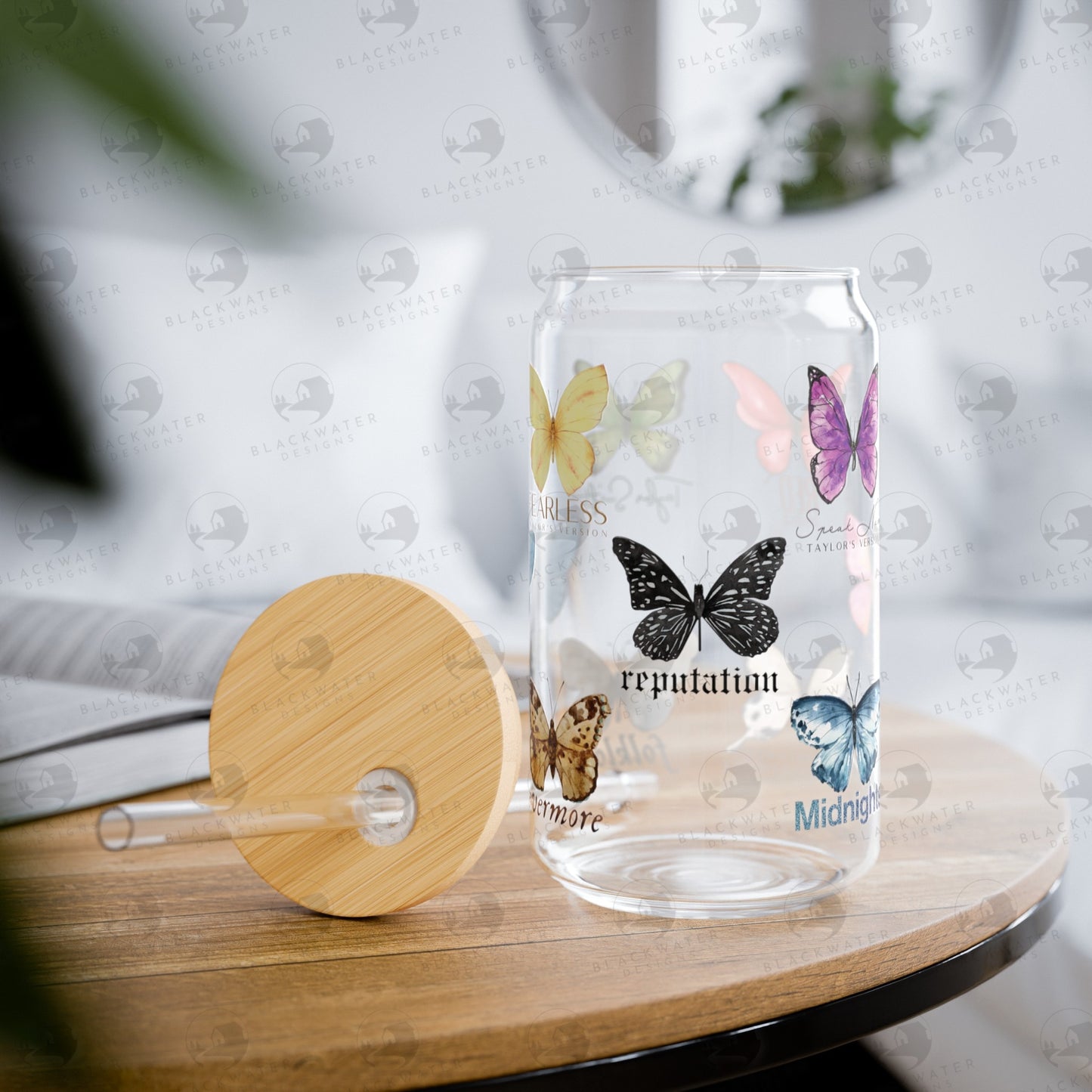 Eras Butterflies Glass Tumbler